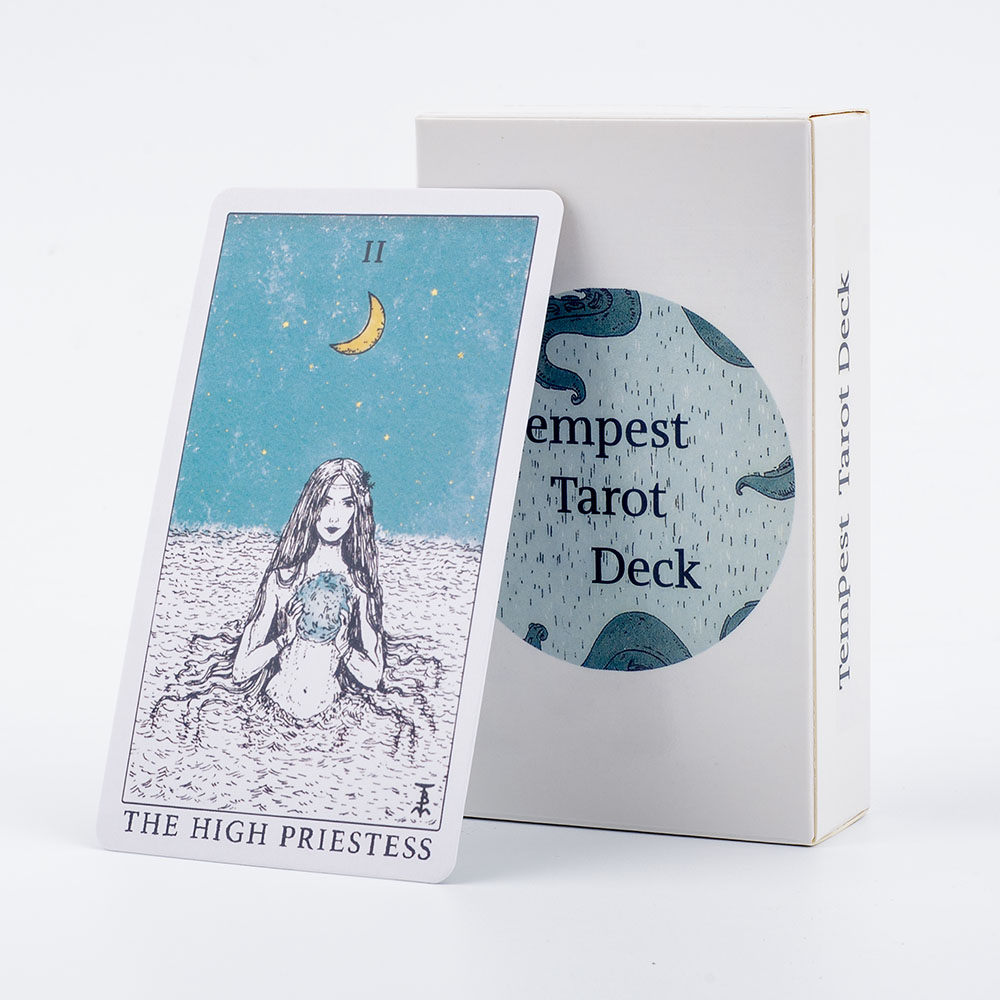 Ocean Themed Tempest Tarot  De - огляд і ціна Board Game Illustration